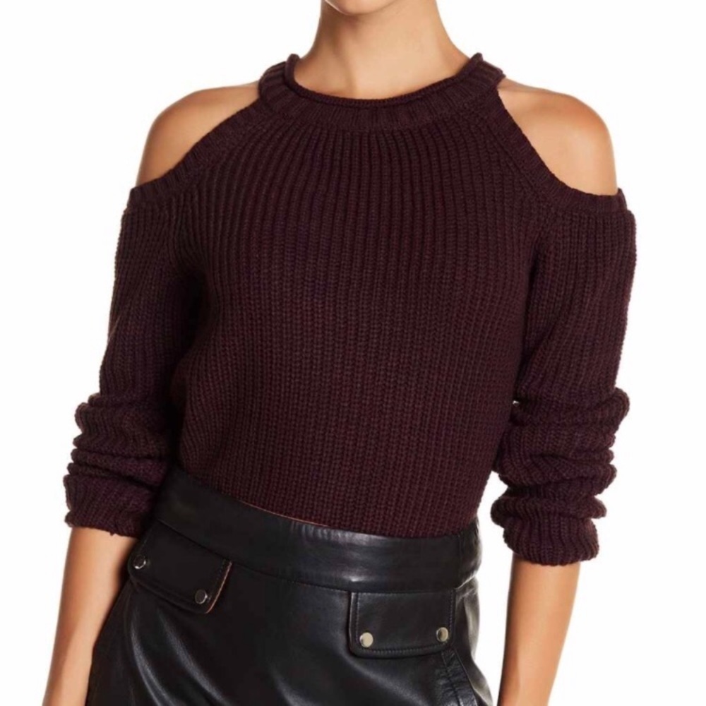 Elodie Cold Shoulder Sweater